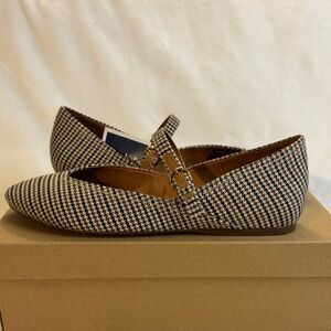 Lucky Brand Houndstooth Mary Jane Flats